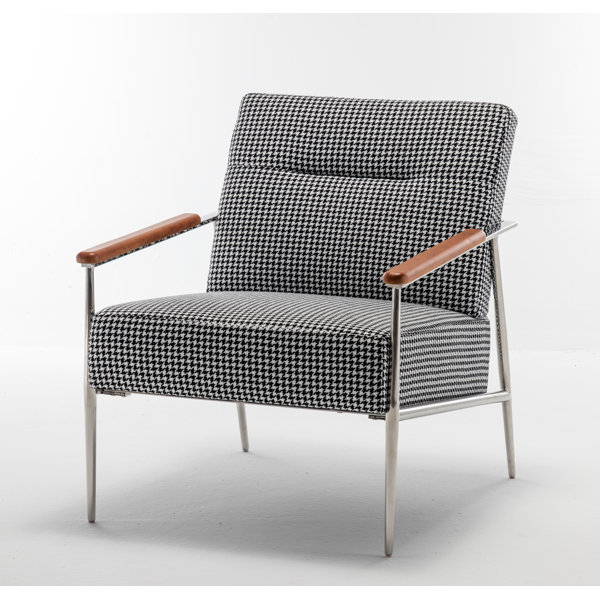 Oliver Cyrelle Metal Frame Upholstered Armchair Wayfair